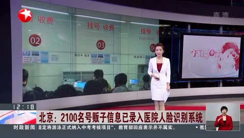 北京 2100名号贩子信息已录入医院人脸识别系统一旦进入医院系统立刻监控 腾讯视频