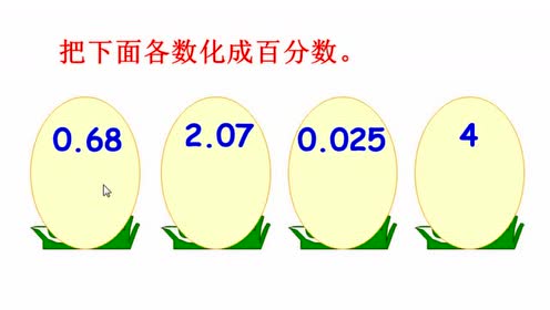 新苏教版六年级数学上册第六单元 百分数