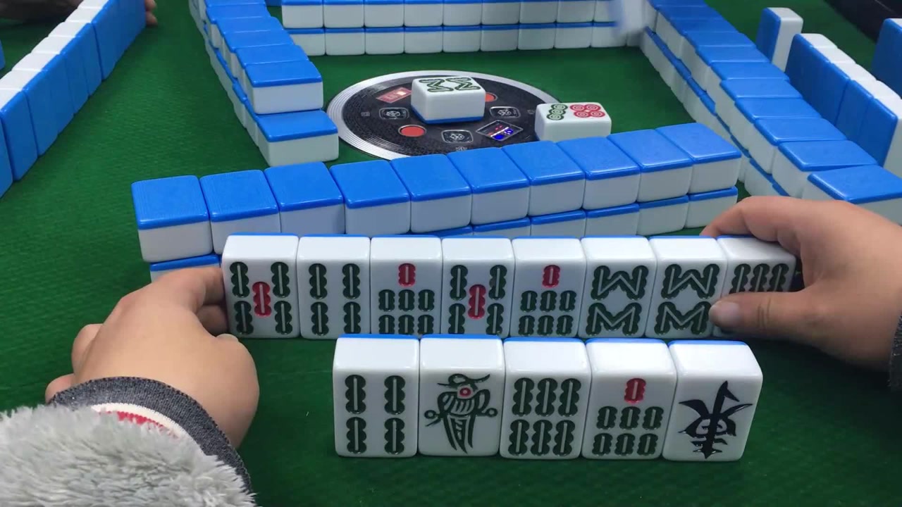 极品清一色巧七对,听牌的关键就是要自信,不能看命运