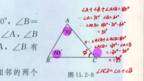 八年級(jí)數(shù)學(xué)上冊(cè)第11章 三角形11.2 與三角形有關(guān)的角