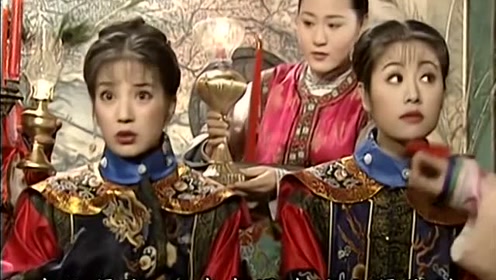 还珠格格:结婚当天小燕子紧张的说胡话,还把吉祥物吃了,真是活宝