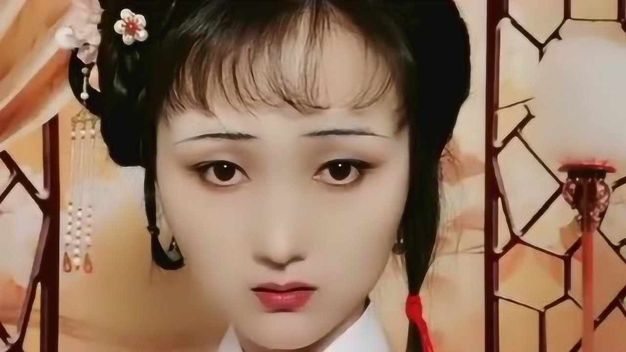 林黛玉仿妆,眉眼之间,一举一动都是戏,简直就是本尊降临!