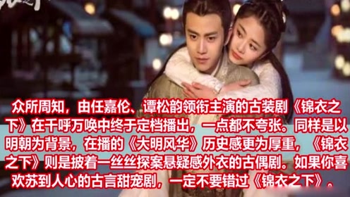 《锦衣之下》导演表示收视率再高也不用任嘉伦了, 理由很可笑了!