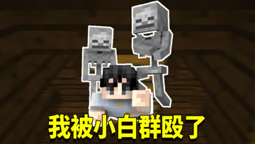 我的世界1.16生存日记17：屠龙勇士大战白骨精三兄弟！被虐的太惨