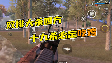 和平精英奇怪君：双排大杀四方，十九杀必定吃鸡！