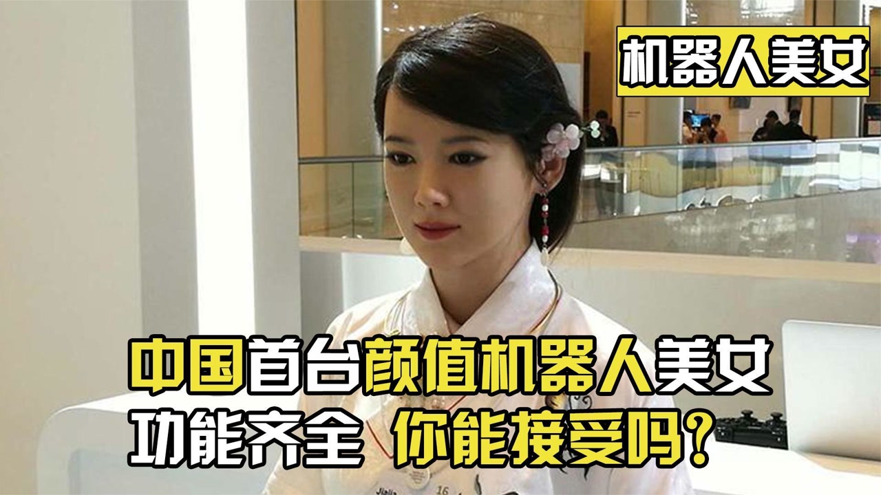 中国首台美女机器人,功能齐全几乎和真人没有差别,你会购买吗?