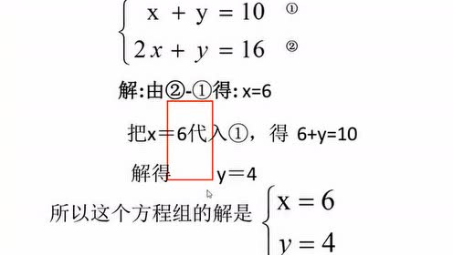 冀教版七年级数学下册第六章 二元一次方程组