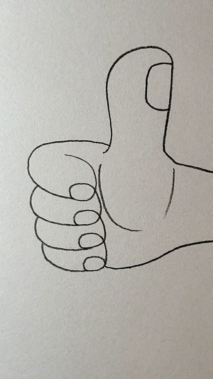 这样画的大拇指真是太漂亮了,非常的简单易学哦!