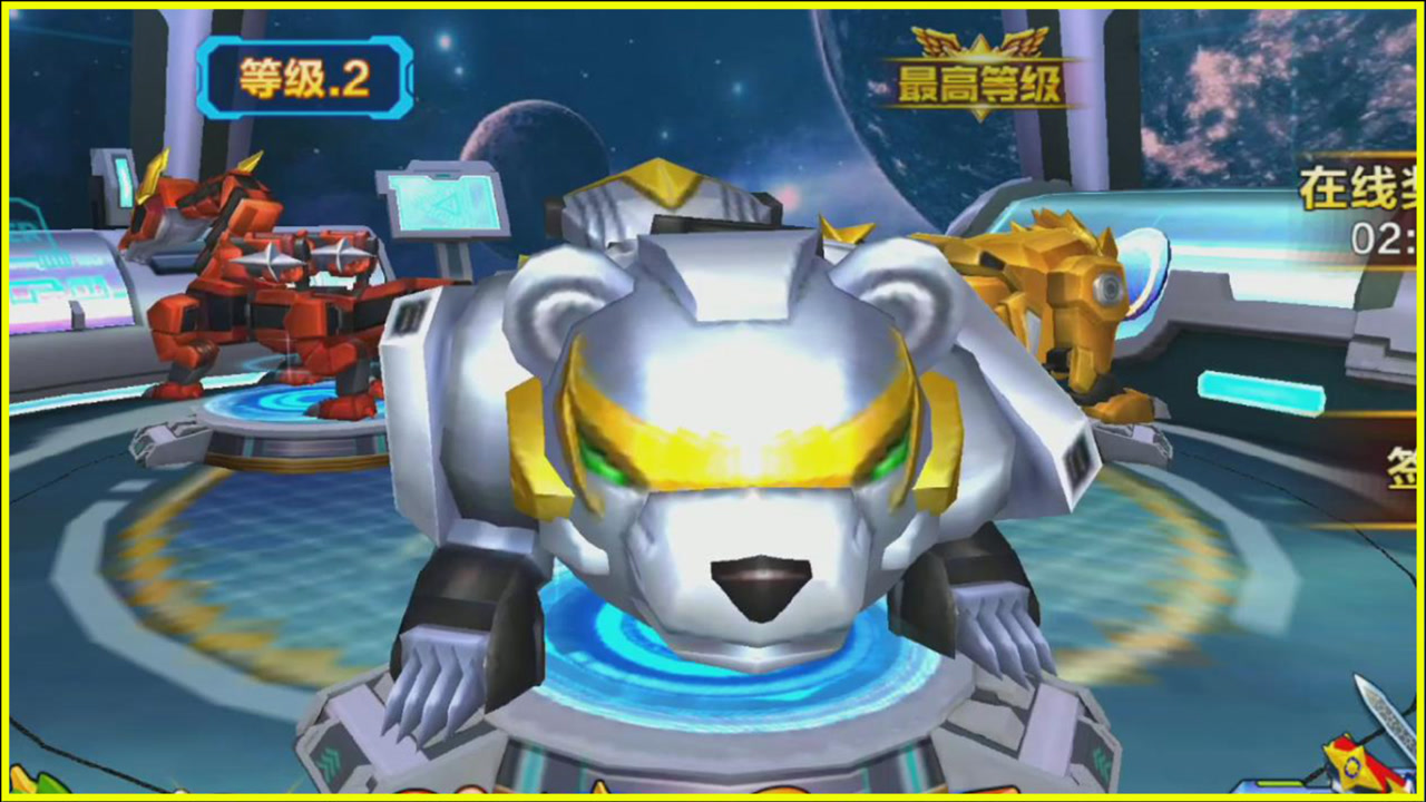 【波特】神兽金刚:星甲熊变身合体,对战小白怪头目太轻松!