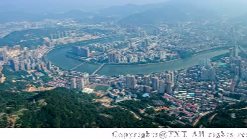 航拍安溪县城