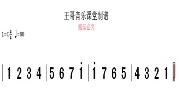 王哥简谱课堂_大学课堂