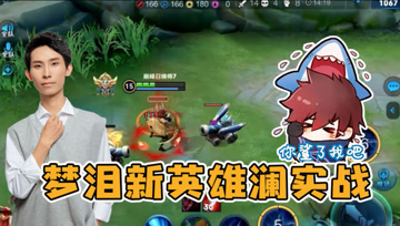 梦泪体验新英雄澜，技能衔接无限连，续航能力有待提高！