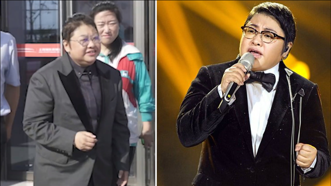 韩红现身公益活动,整个人暴瘦撑不起西服,网友感叹:做公益累的