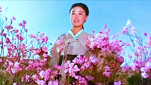1972朝鲜经典老电影《卖花姑娘》原声主题曲《卖花姑娘》演唱