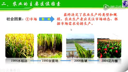 高中地理必修二第三章 農(nóng)業(yè)地域的形成與發(fā)展 1.農(nóng)業(yè)的區(qū)位選擇