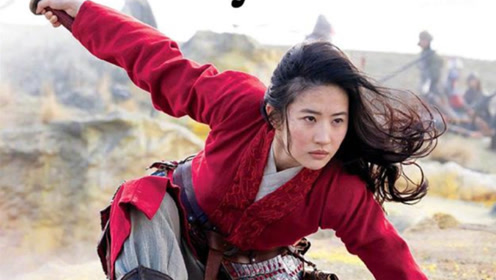 电影《花木兰》刘亦菲自己完成90%动作戏!翻跟头,舞剑,射击