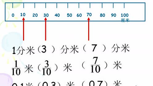 新人教版四年级数学下册4.小数的意义和性质