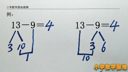 新版一年级数学下册2 20以内的退位减法