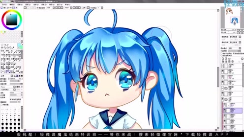 sai绘画教程 腾讯视频