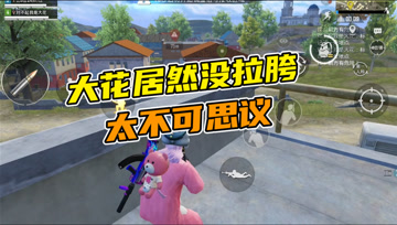 和平精英奇怪君：这把全靠大花打得漂亮，实力不拉胯！
