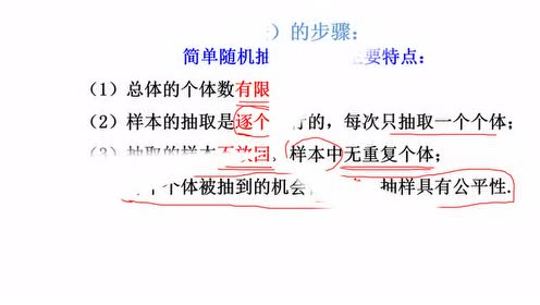 高中数学必修三第二章 统计 2.1 随机抽样