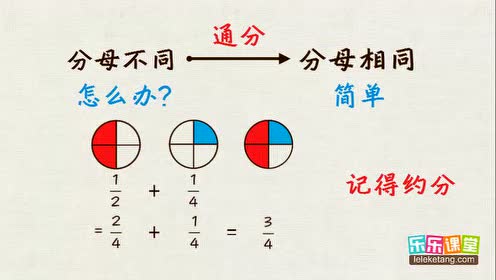 西师大版五年级数学下册4.分数加减法