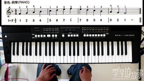 f大调音阶曲谱_f大调音阶指法图片(2)