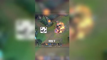 LOL小智：王者级潘森神级走位中路1v2完美双杀