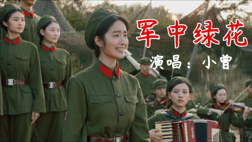 一首军旅歌曲《军中绿花,旋律深情激昂,献给保家卫国的英雄们