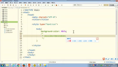91.尚硅谷_HTML&CSS基础_属性hack