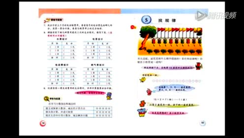 苏教版五年级数学上册5 找规律