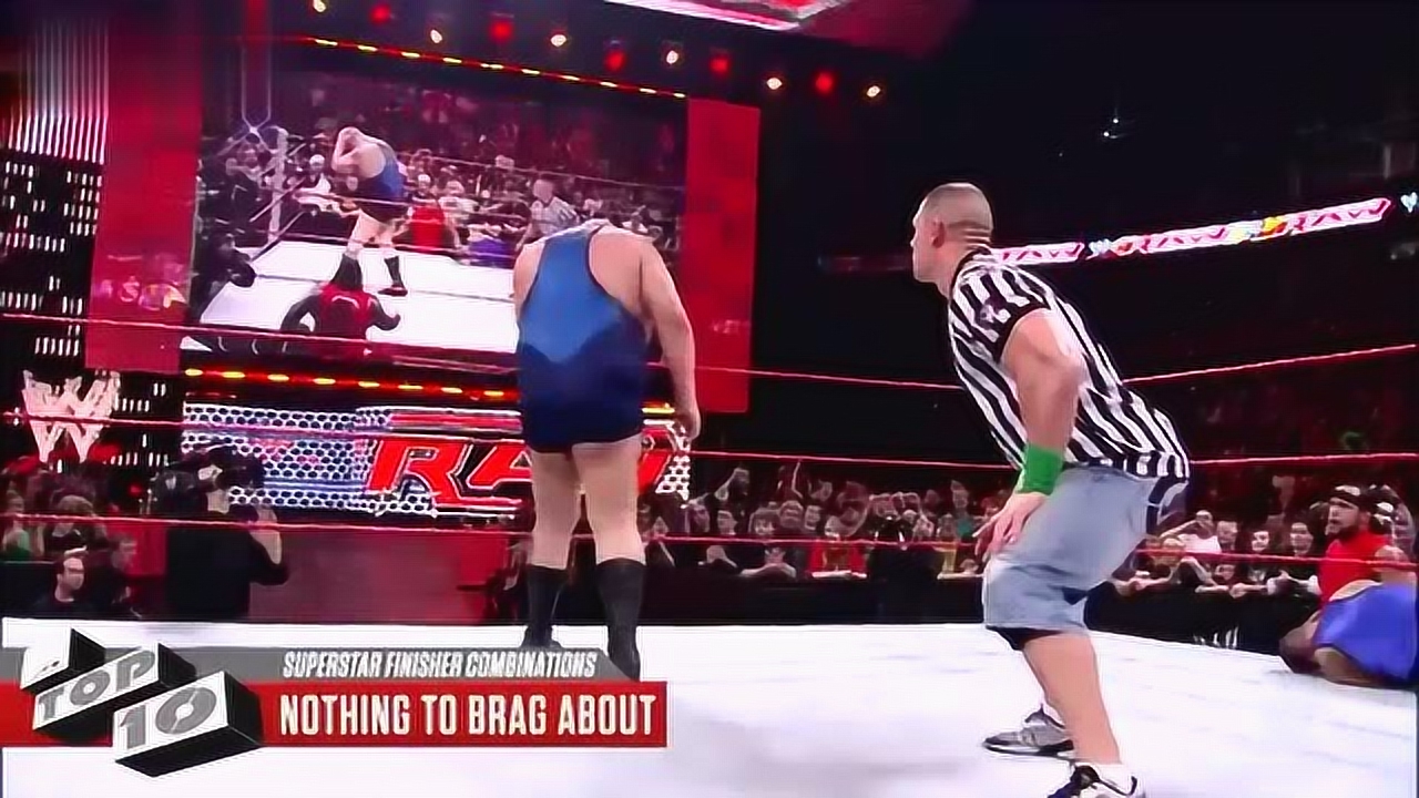 wwe约翰塞纳竟当起了裁判,这下把大秀哥坑的不轻!