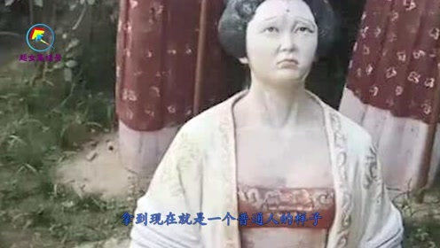 农村的杨贵妃雕像,身材魁梧表情哀怨,让人大跌眼镜!