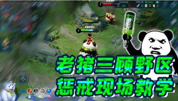 王者荣耀德古拉：猪八戒三顾野区，惩击现场教学