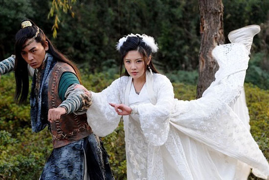 格格婚纱照_还珠格格图片