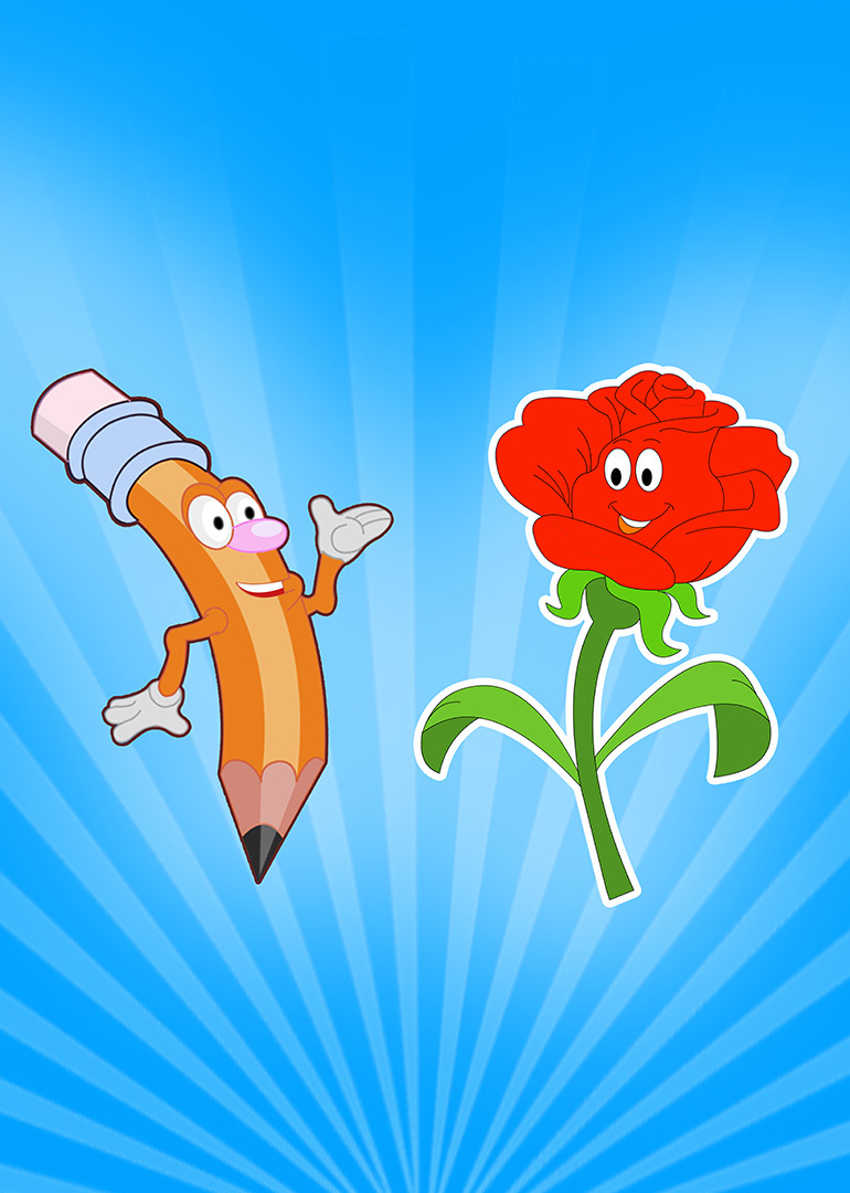 幼儿绘画教程-如何画花