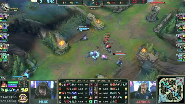 S8淘汰赛比赛视频 RNG vs G2 第5场免费观看