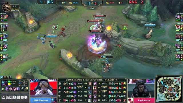 LPL春季赛季后赛比赛视频 RNG vs JDG 第4场免费观看