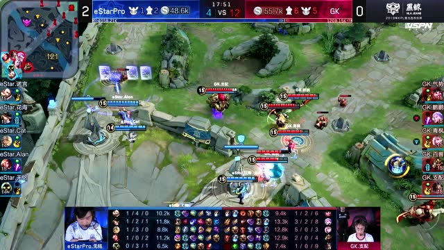KPL2019秋季赛W2D4 GK vs eStarPro 第3场免费观看