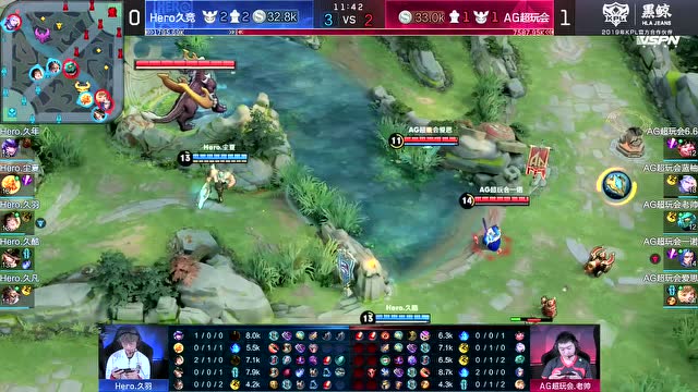KPL2019秋季赛W8D2 AG超玩会 vs Hero久竞 第2场免费观看