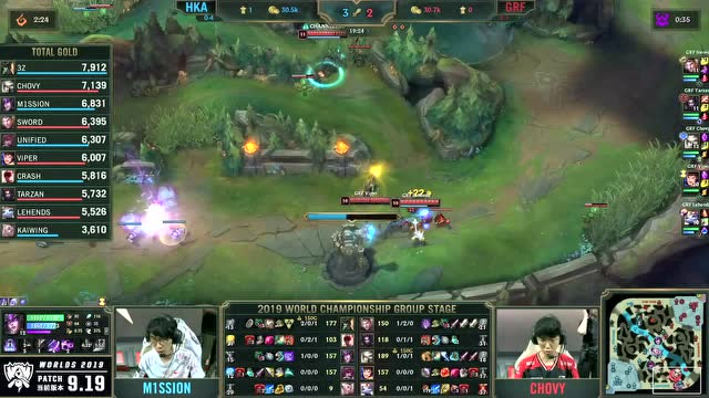 英雄联盟S9小组赛第6日 HKA vs GRF免费观看