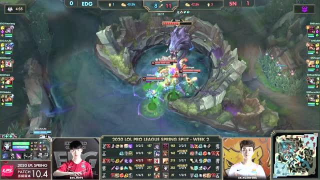 2020LPL春季赛第2周第4日 SN vs EDG 第2场免费观看