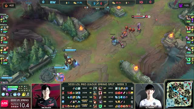 2020LPL春季赛第2周第7日RW vs IG 第1场免费观看