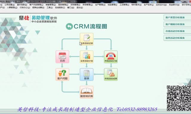 易助ERP管理系统-CRM客户关系管理
