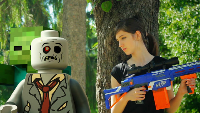 我的世界：美女大战乐高玩具 怪物入侵 真人版免费观看