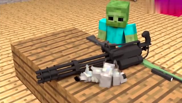 我的世界：怪物射击比赛！动画短片免费观看