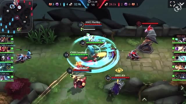 2018亚运会王者荣耀国际版AoV预选赛 中国 vs 中国香港G1免费观看