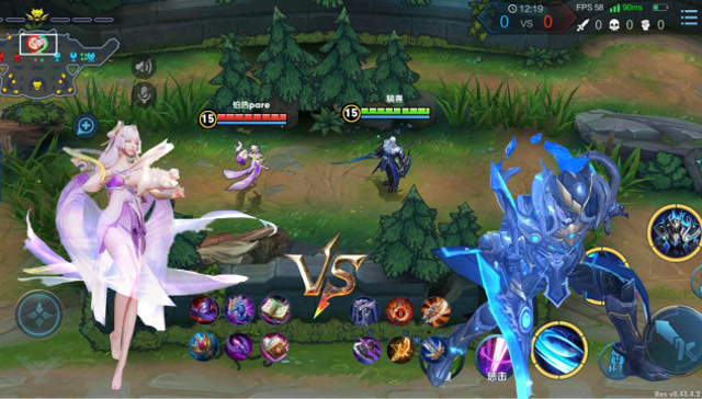 王者荣耀：嫦娥VS单挑王铠，铠的爆发能否把嫦娥瞬间秒杀！免费观看