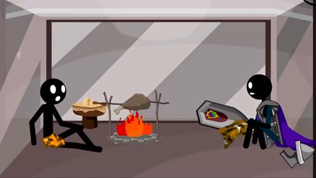 火柴人：火柴人吃烤鸡腿免费观看