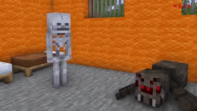 我的世界：怪物学院越狱，小僵尸“脱裤舞”挑衅狱警太刺激！免费观看